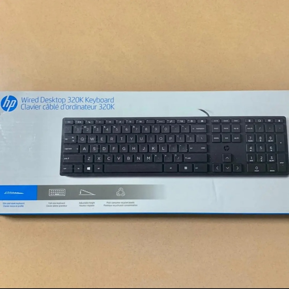HP Wired Desktop 320K Keyboard